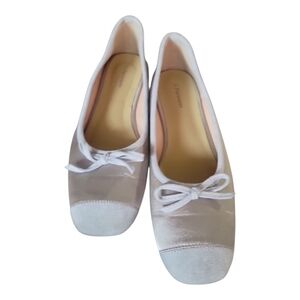 C.Paravano Women's With Bowknot Casual Slip On Comfortable Ballet Flats 41